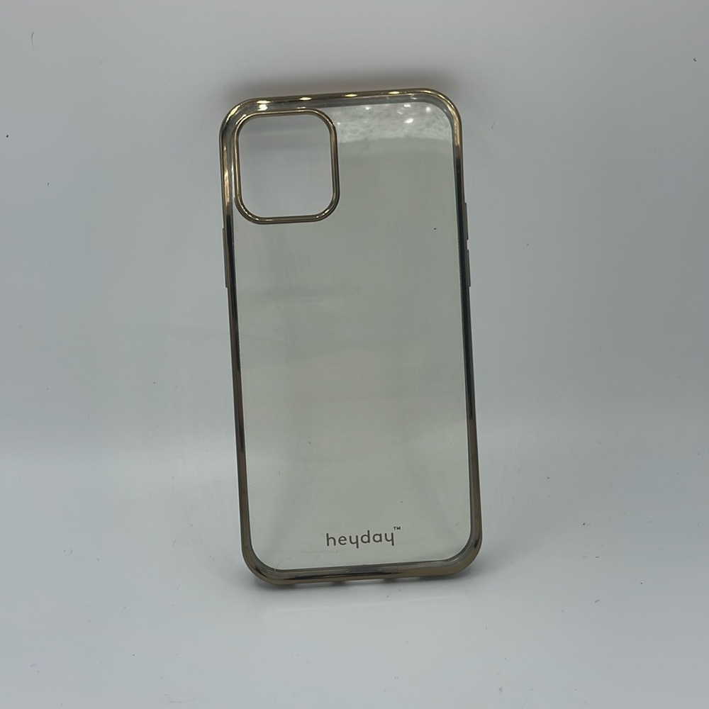 Heyday clear phone case with gold trim from Target